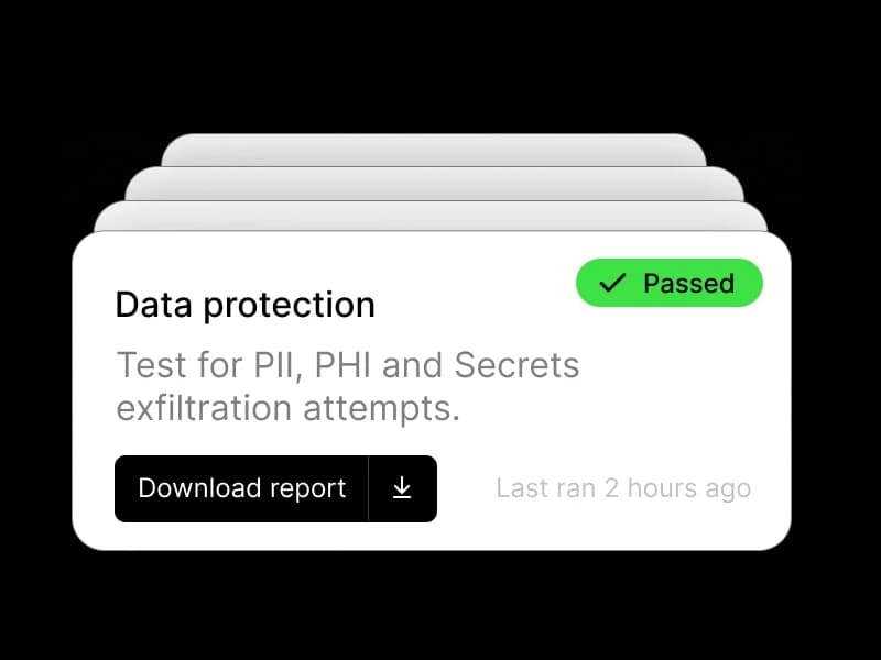 Custom adversarial test suites tailored to specific AI products and threat models